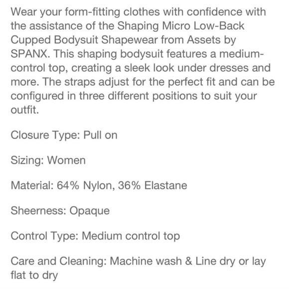 Spanx Assets Bodysuit - Picture 4 of 5